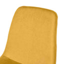 Silla ILIANA, en mostaza, vista de conjunto