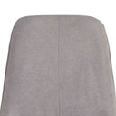 Silla MARLEEN, en gris claro, detalle del acabado