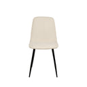 Silla MARLEEN, en beige, vista frontal