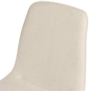 Silla MARLEEN, en beige, detalle del acabado