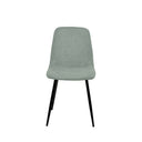 Silla MARLEEN, en menta, vista frontal