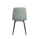 Silla MARLEEN, en menta, vista trasera
