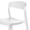 Silla ADELYN, en blanco, vista de conjunto