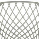 Silla CHARLOTTE, en menta, detalle del acabado