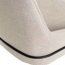 Silla GWEN, en beige, detalle del acabado