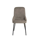 Silla GWEN, en taupe, vista frontal