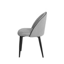 Silla SLOANE, en gris claro, vista lateral