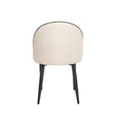 Silla SLOANE, en beige, vista trasera