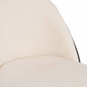 Silla SLOANE, en beige, detalle del acabado