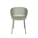 Silla NOELLE, en menta, vista frontal