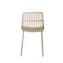 Silla NERINA, en beige, vista trasera