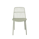 Silla NERINA, en menta, vista frontal