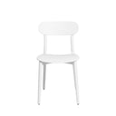 Silla GRETA, en blanco, vista frontal