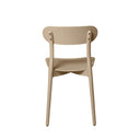 Silla GRETA, en beige, vista trasera