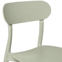 Silla GRETA, en menta, detalle del acabado