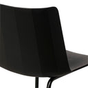 Silla CADY, en negro, detalle del acabado