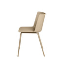 Silla CADY, en beige, vista lateral