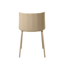 Silla CADY, en beige, vista trasera