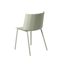 Silla CADY, en menta, vista trasera en perspectiva