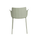 Silla DOLLY, en menta, vista trasera