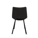 Silla BRIANA, en gris oscuro, vista trasera