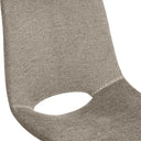 Silla BRIANA, en taupe, detalle del acabado