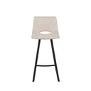 Taburete alto ASTON 76 cm tapizado