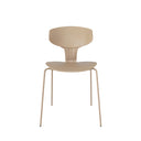 Silla RENE, en beige, vista frontal