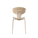 Silla RENE, en beige, vista trasera