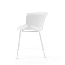 Silla TAYLOR, en blanco, vista lateral
