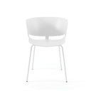 Silla TAYLOR, en blanco, vista frontal