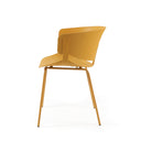 Silla TAYLOR, en mostaza, vista lateral
