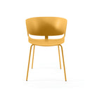 Silla TAYLOR, en mostaza, vista frontal