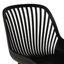 Silla RANIA, en negro, vista de conjunto