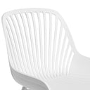 Silla RANIA, en blanco, vista de conjunto