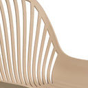 Silla RANIA, en beige, detalle del acabado