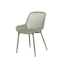 Silla RANIA, en menta, vista en perspectiva
