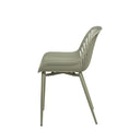 Silla RANIA, en menta, vista lateral