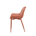 Silla RANIA, en terracota, vista lateral