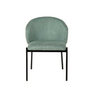 Silla FAINA, en menta, vista frontal