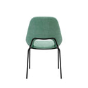 Silla SIMONA, en menta, vista trasera