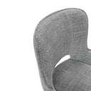 Silla ASTRID, en gris claro, vista de conjunto
