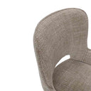 Silla ASTRID, en taupe, vista de conjunto