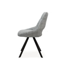 Silla CALLIE, en gris claro, vista lateral