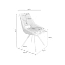 Croquis de medidas — Silla CALLIE