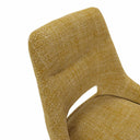 Silla CALLIE, en mostaza, vista de conjunto