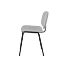 Silla WINONA, en gris claro, vista lateral