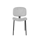 Silla WINONA, en gris claro, vista frontal
