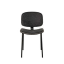 Silla WINONA, en gris oscuro, vista frontal