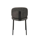 Silla WINONA, en gris oscuro, vista trasera